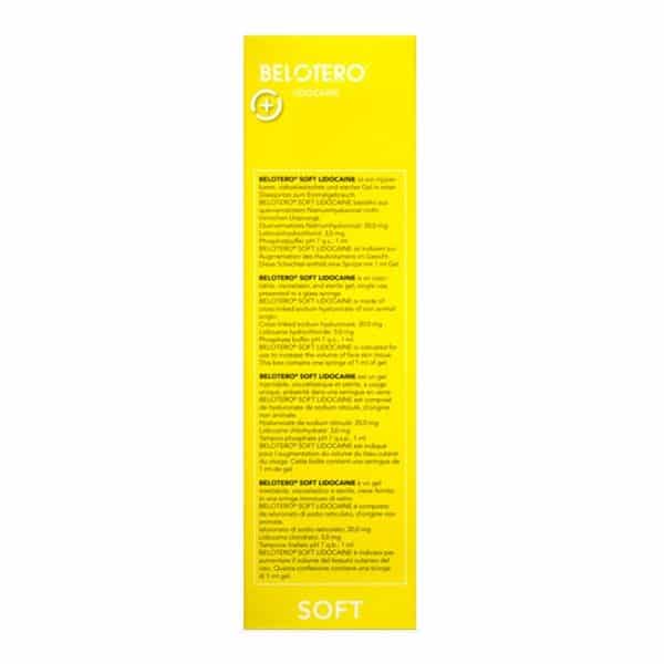 Belotero Soft Lidocaine Back
