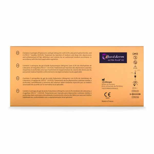 Juvederm Ultra Plus XC Back