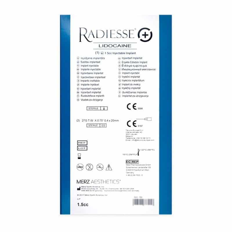 Buy RADIESSE® (+) 1.5ml with Lidocaine  online