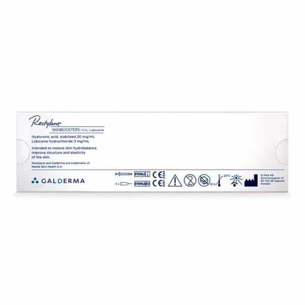 Restylane Skinboosters Vital Lidocaine Back
