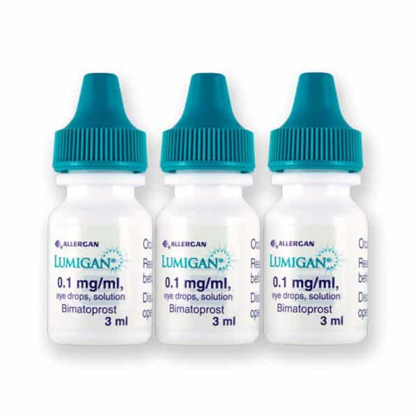 Lumigan 0.1mg 3x3ml Contents