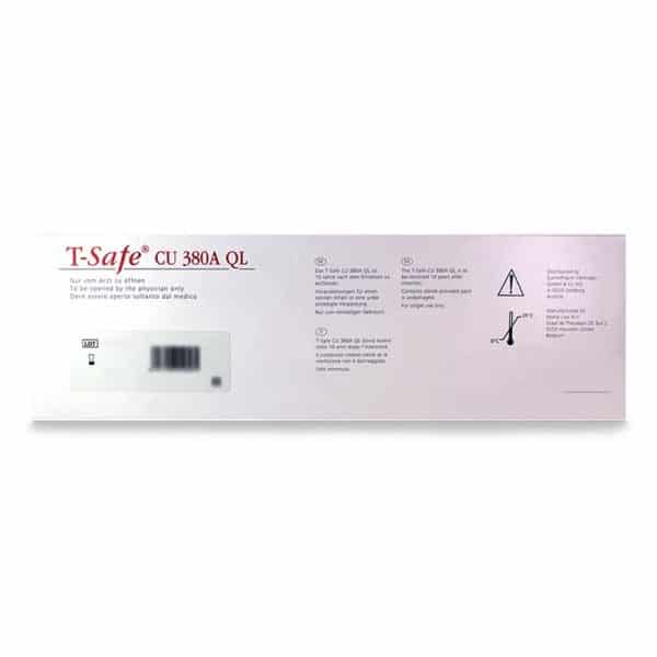 T SAFE CU 380A QL IUD Back