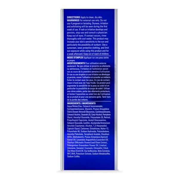 Zo Retinol Skin Brightener 1 percent Back