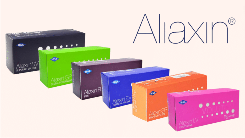 Aliaxin Lip Fillers in different colors