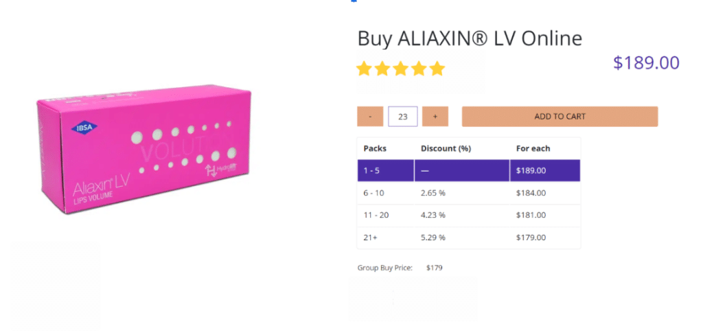 aliaxin lip filler reviews