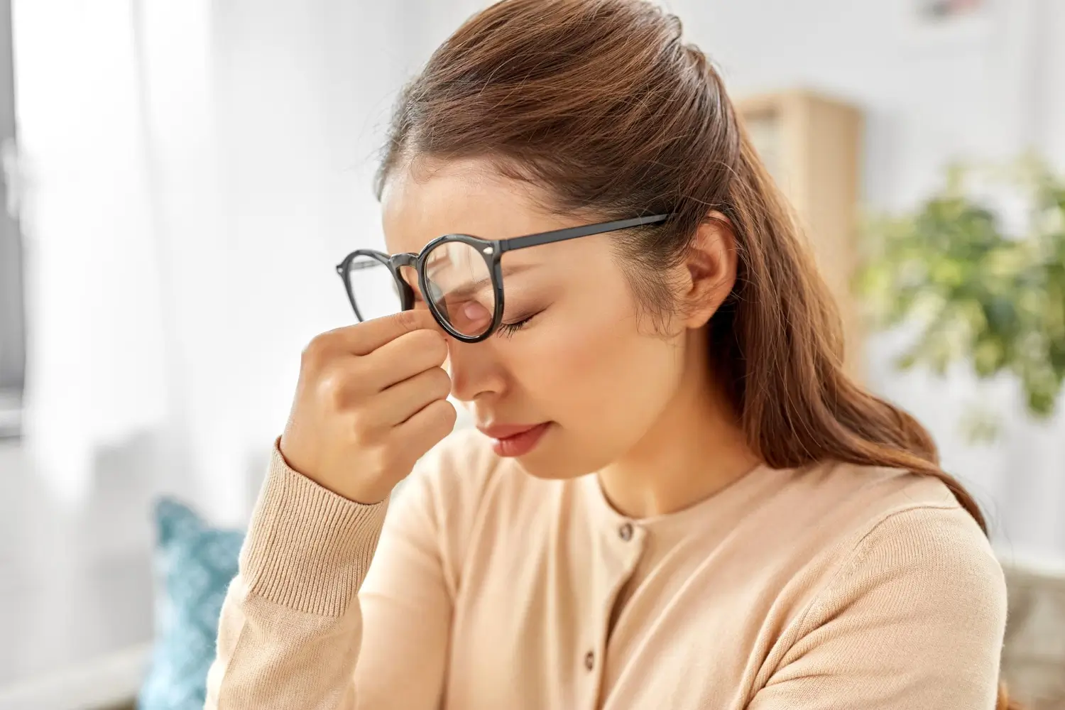 having a headache