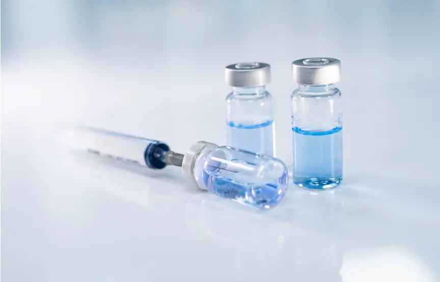 vials containing the treatment