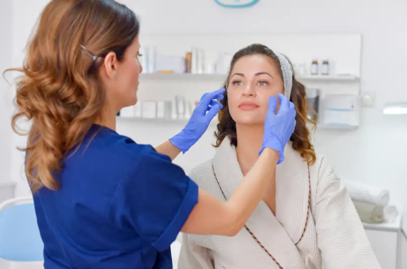 checking the patient