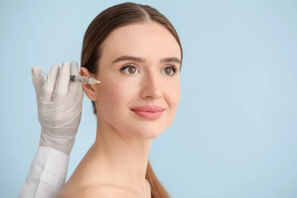 her face injection looks very natural