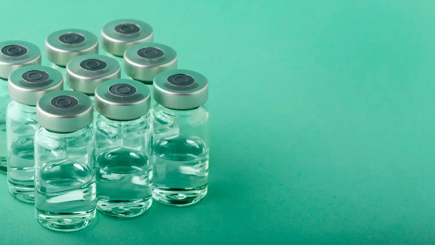Vials of the new injectable treatment are ready for delivery.